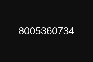 8005360734