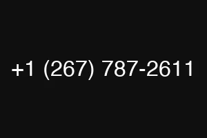 +1 (267) 787-2611