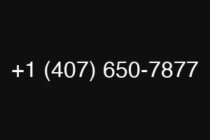 +1 (407) 650-7877