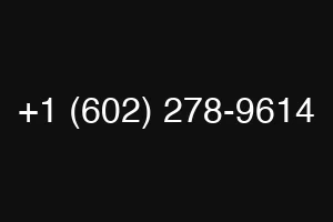 +1 (602) 278-9614
