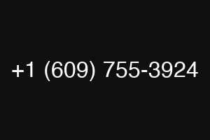 +1 (609) 755-3924