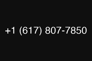 +1 (617) 807-7850